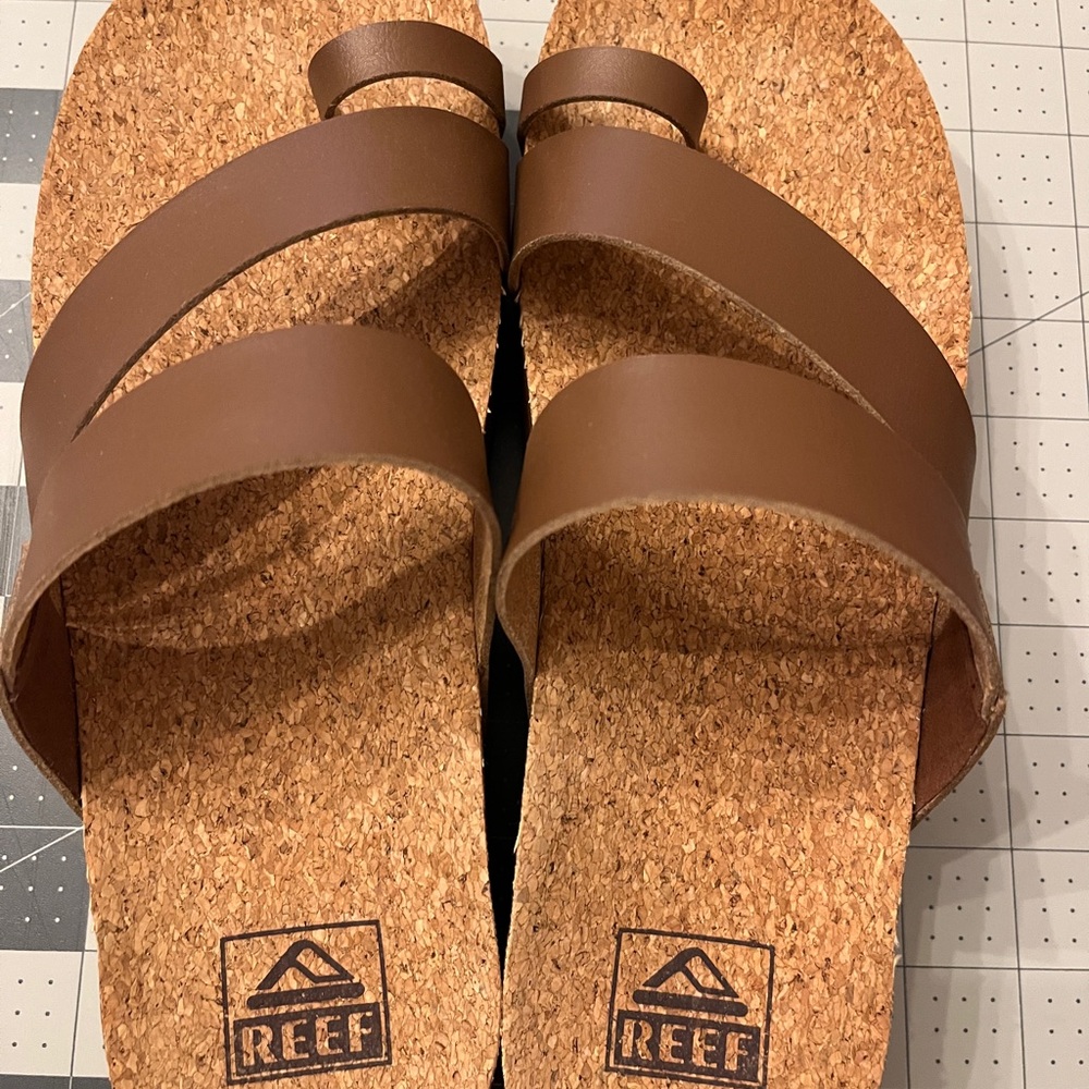 Reef Cork Slide Sandals in Brown 81/2 8.5